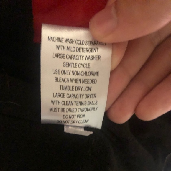 Calvin Klein white duck down water fowl feathers winter jacket size large - Picture 3 of 9